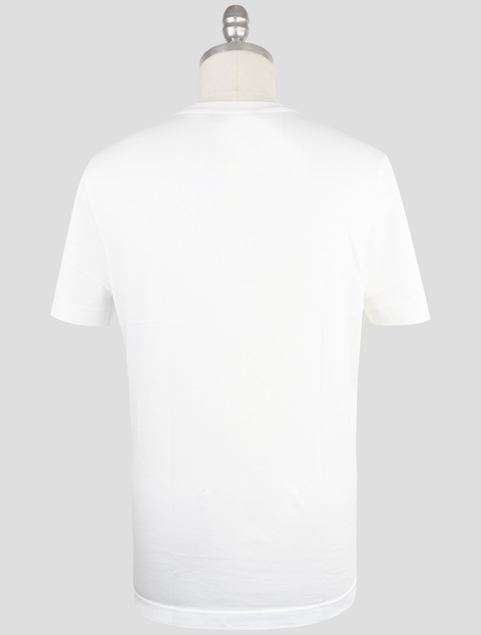 Kiton Knt White Cotton T-Shirt