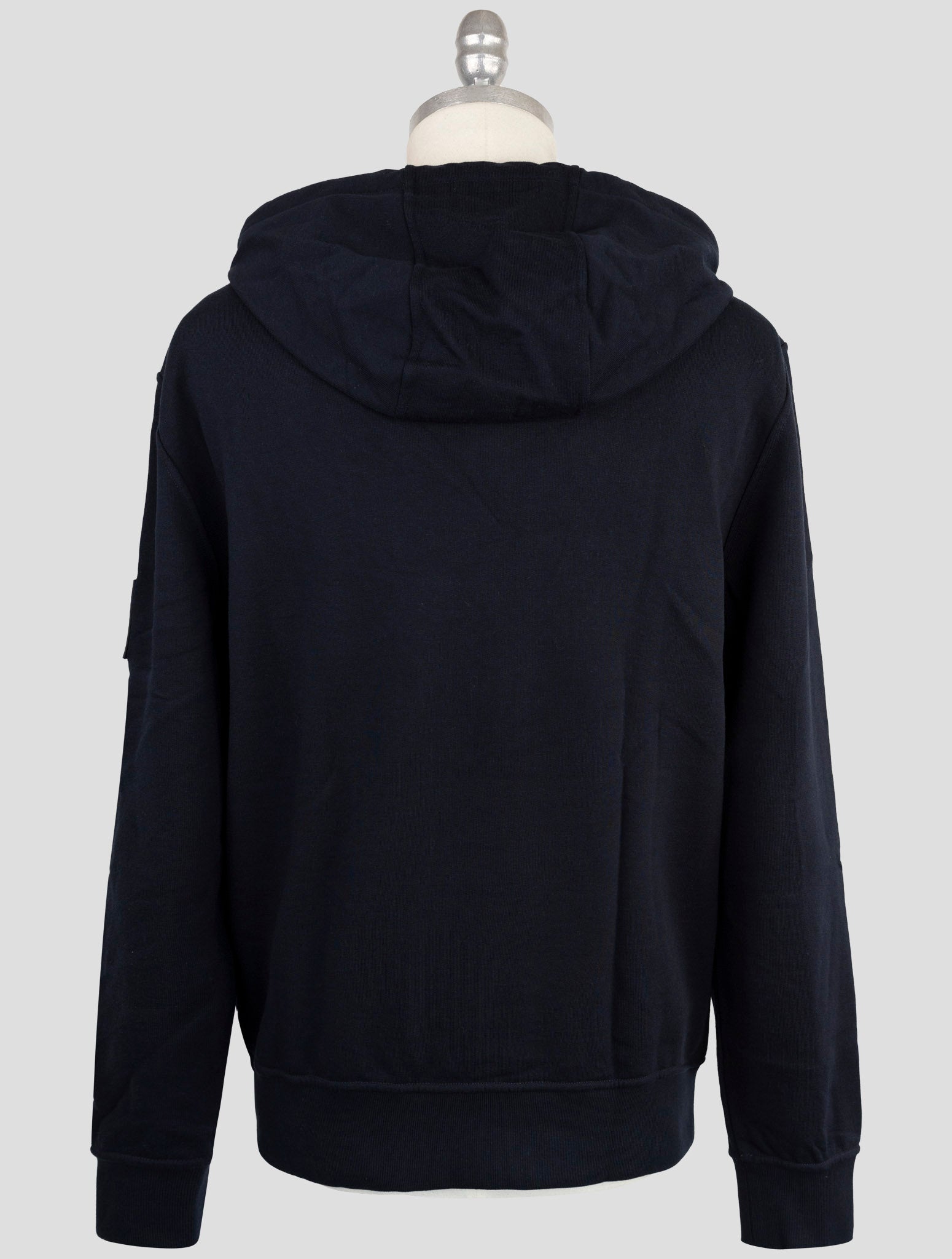 Kiton Knt Red Cotton Sweater Hoodie