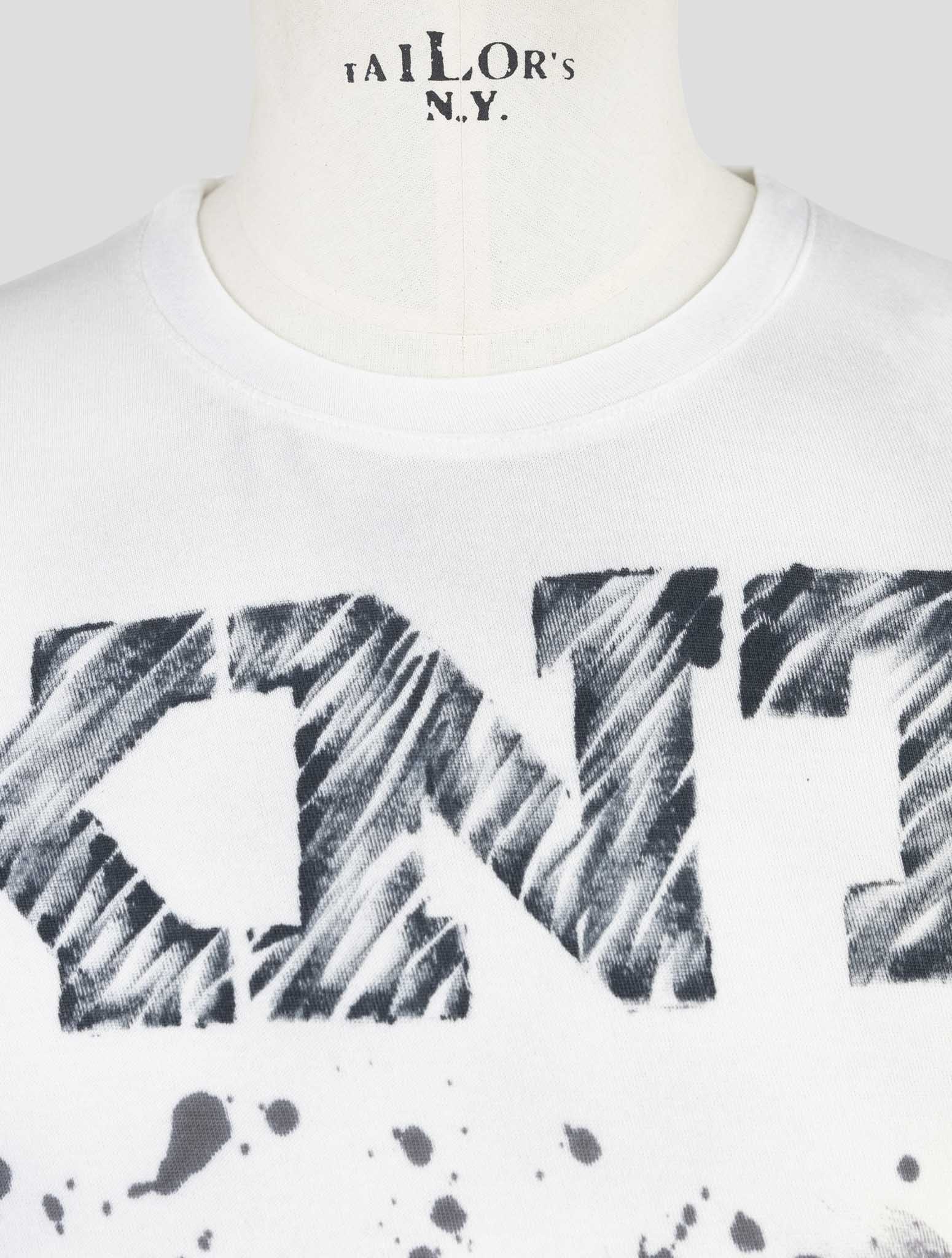Kiton Knt White Cotton T-Shirt
