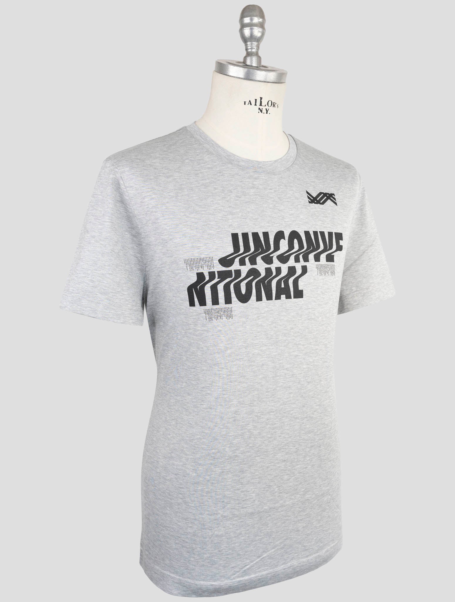 Kiton Knt Gray Cotton T-Shirt