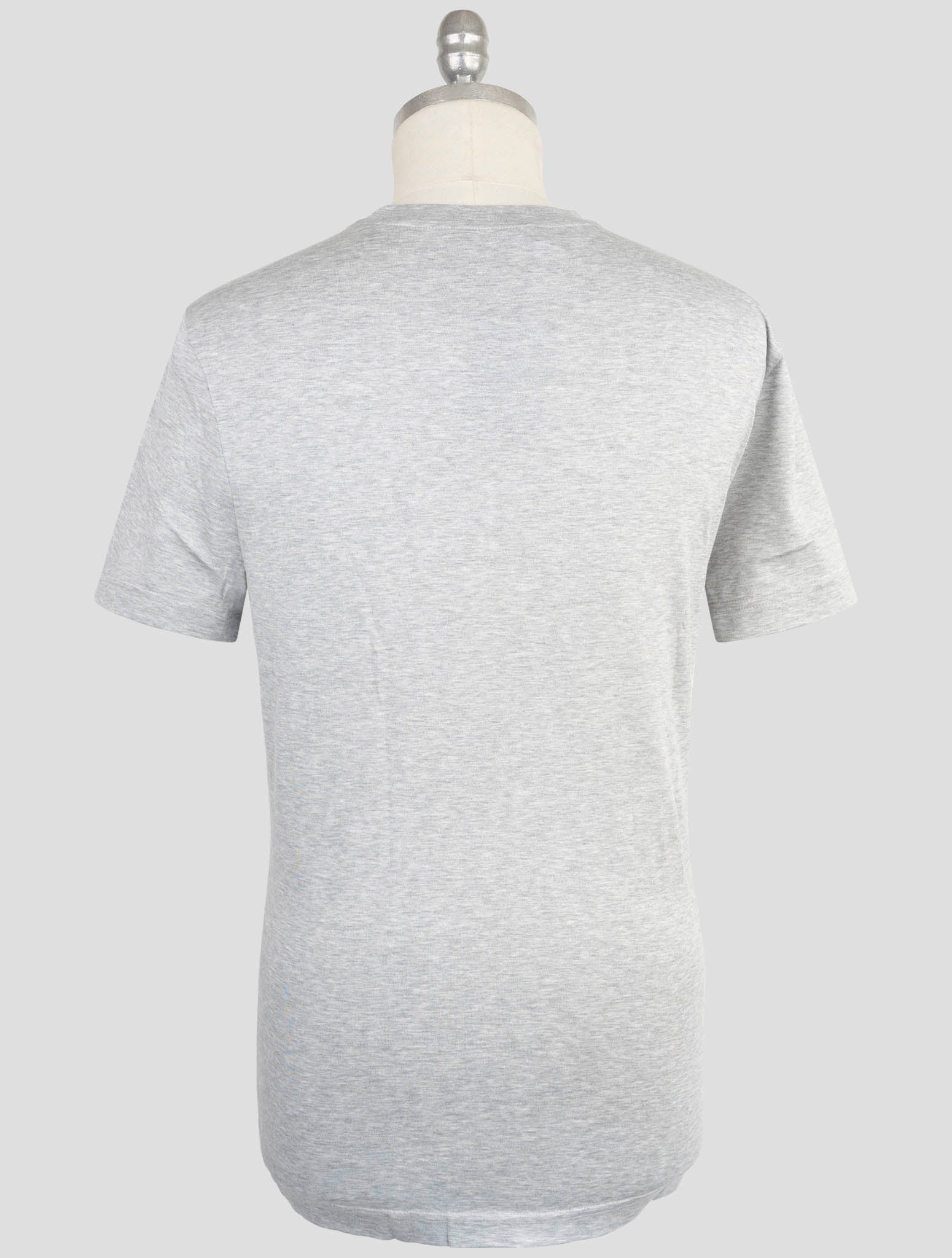 Kiton Knt Gray Cotton T-Shirt