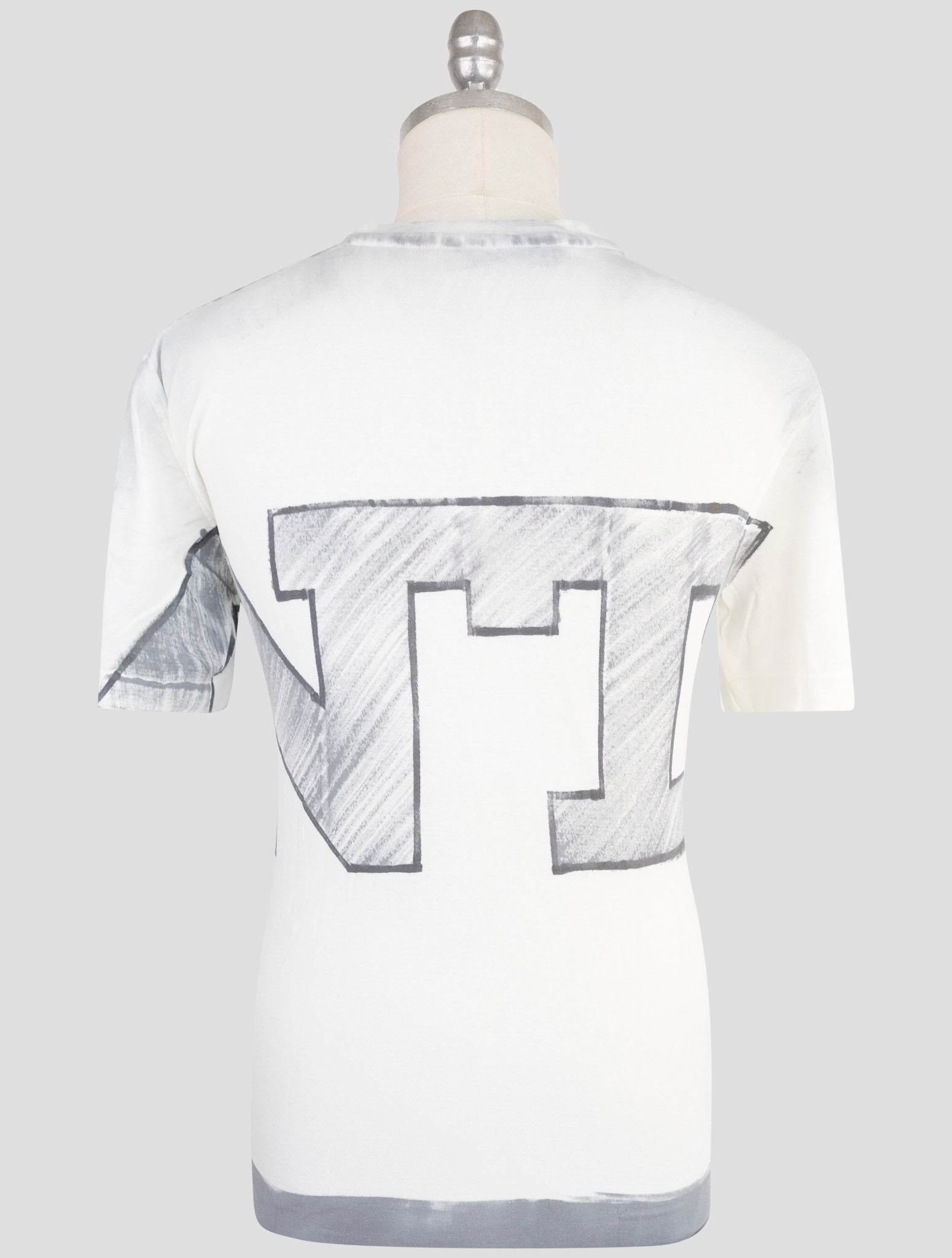 Kiton Knt White Cotton T-Shirt