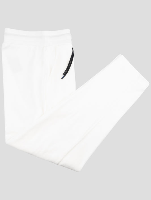 Kiton Knt White Cotton Pants