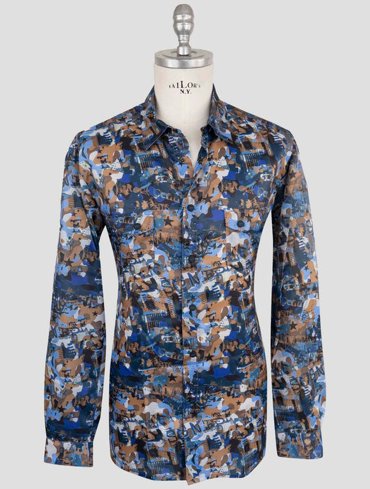 Kiton Knt Multicolor Pl Shirt