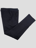 Kiton Knt Blue Fleece Wool Jogging Pants