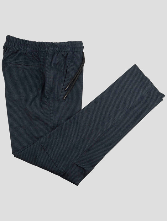 Kiton Knt Green Cotton Cashmere Silk Pants