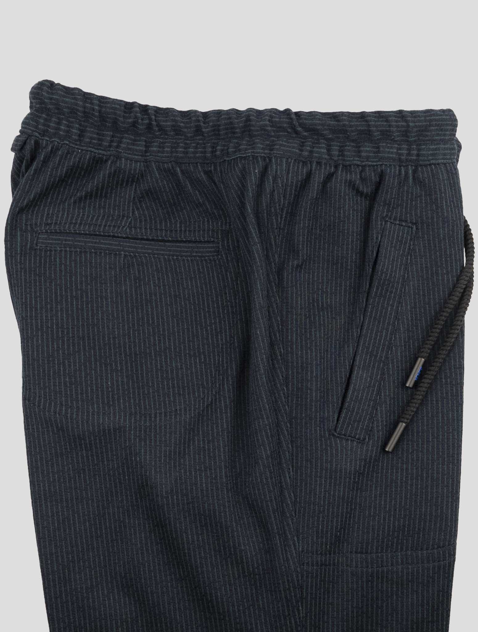 Kiton Knt Green Cotton Cashmere Silk Pants