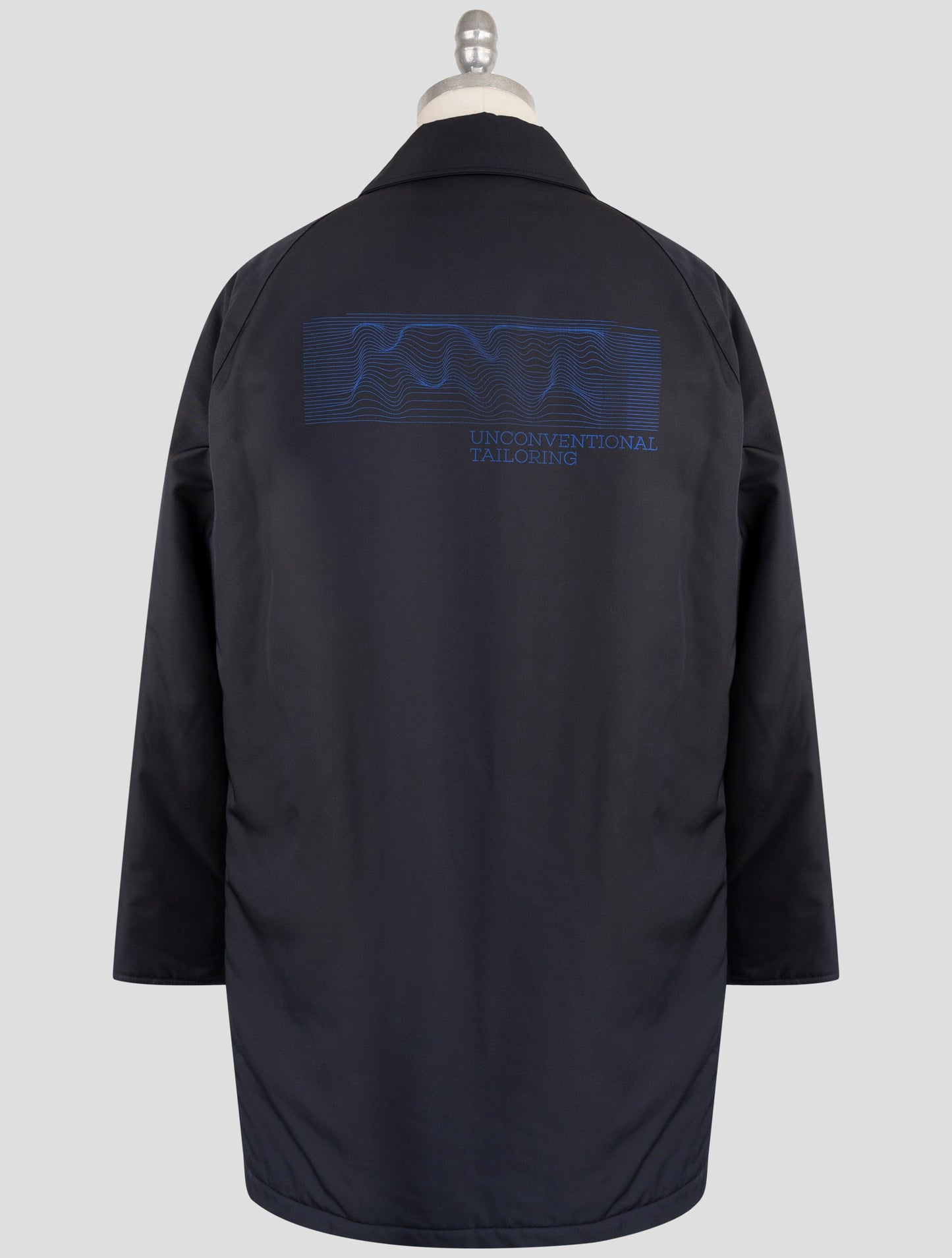 Kiton Knt Blue Pl Overcoat