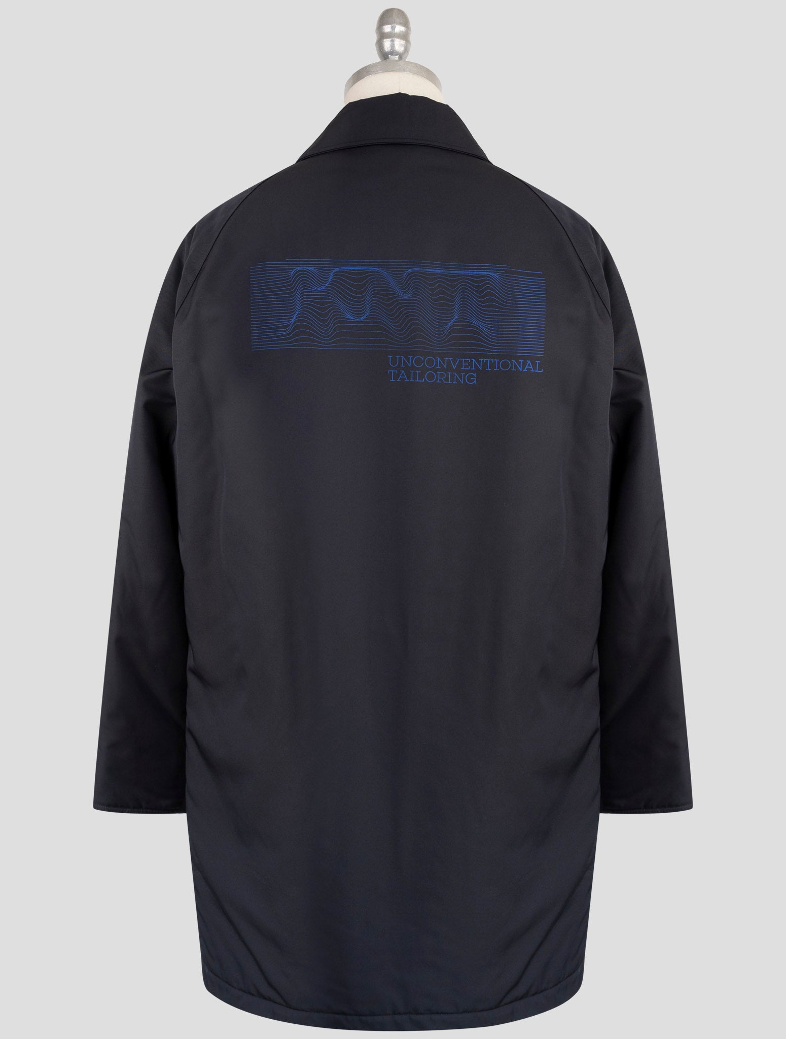 Kiton Knt Blue Pl Overcoat