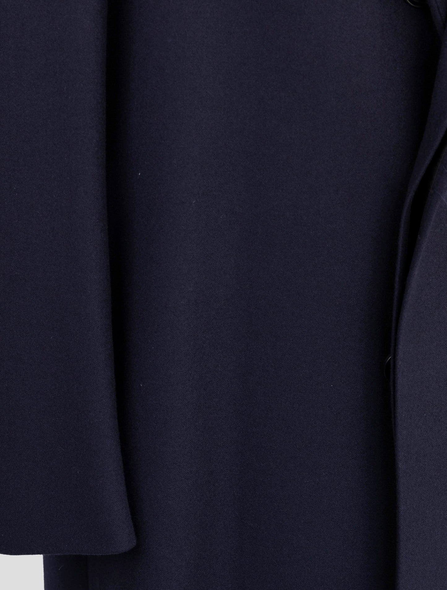 Kiton Knt Blue Wool 14 Micron  Overcoat