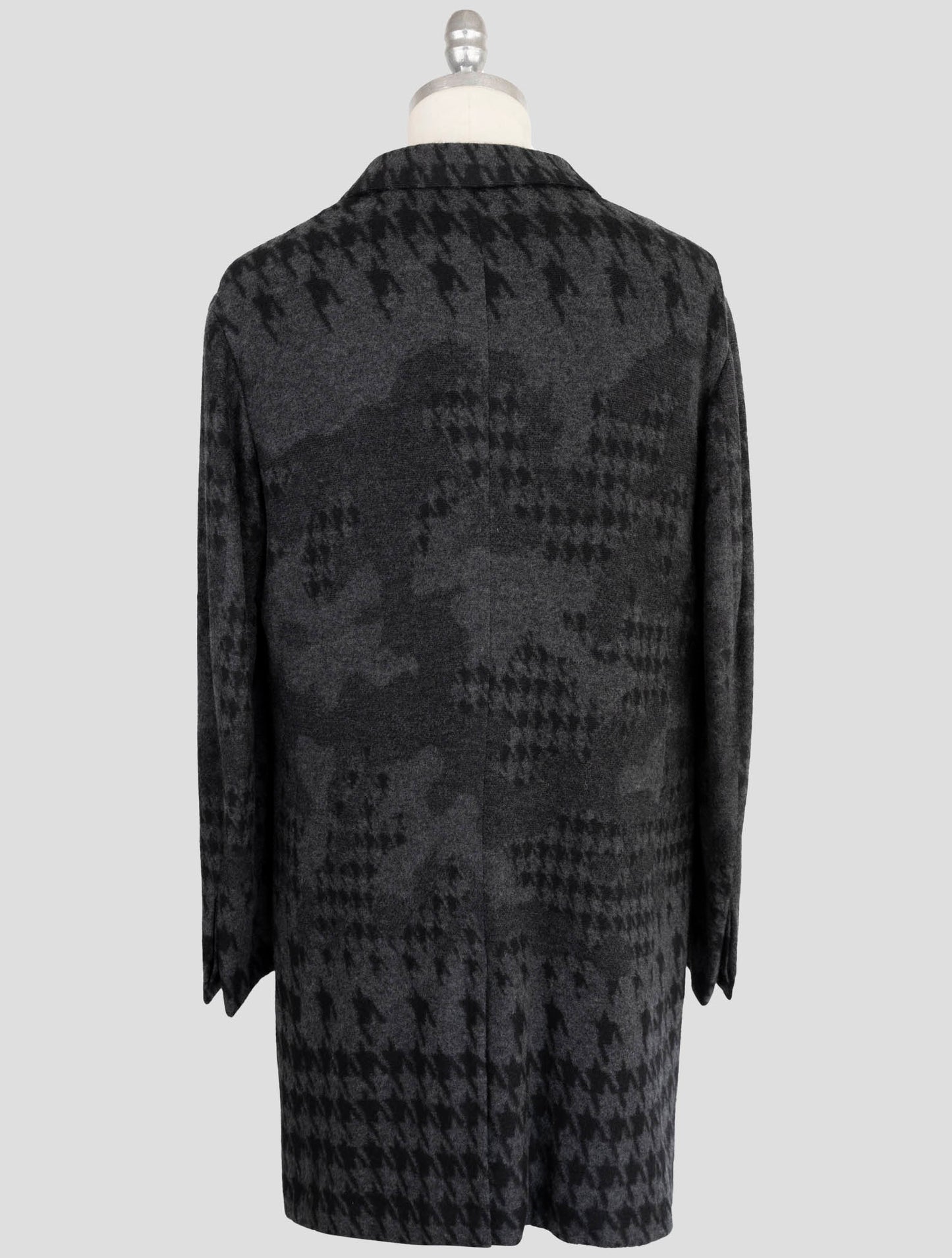 Kiton Knt Dark Gray Cashmere Pa Overcoat