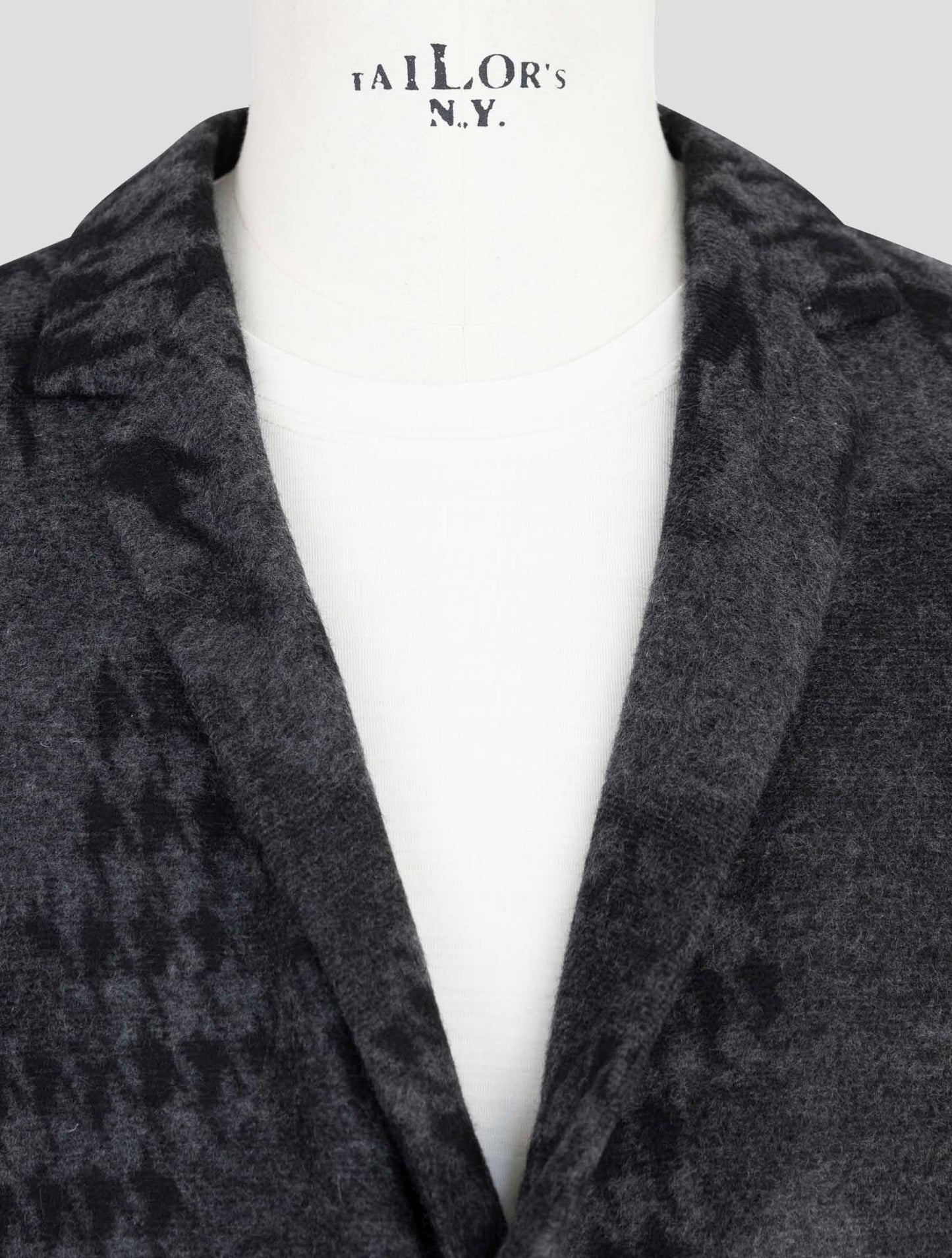 Kiton Knt Dark Gray Cashmere Pa Overcoat