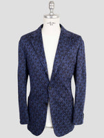 Kiton Knt Blue Cotton Cashmere Pa Blazer