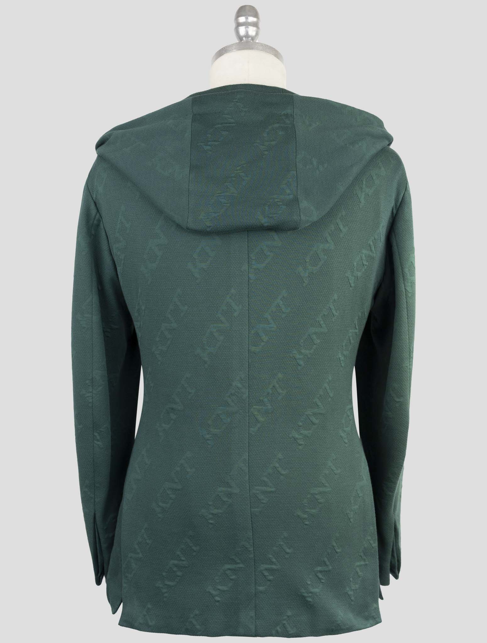 Kiton Knt Green Cotton Blazer