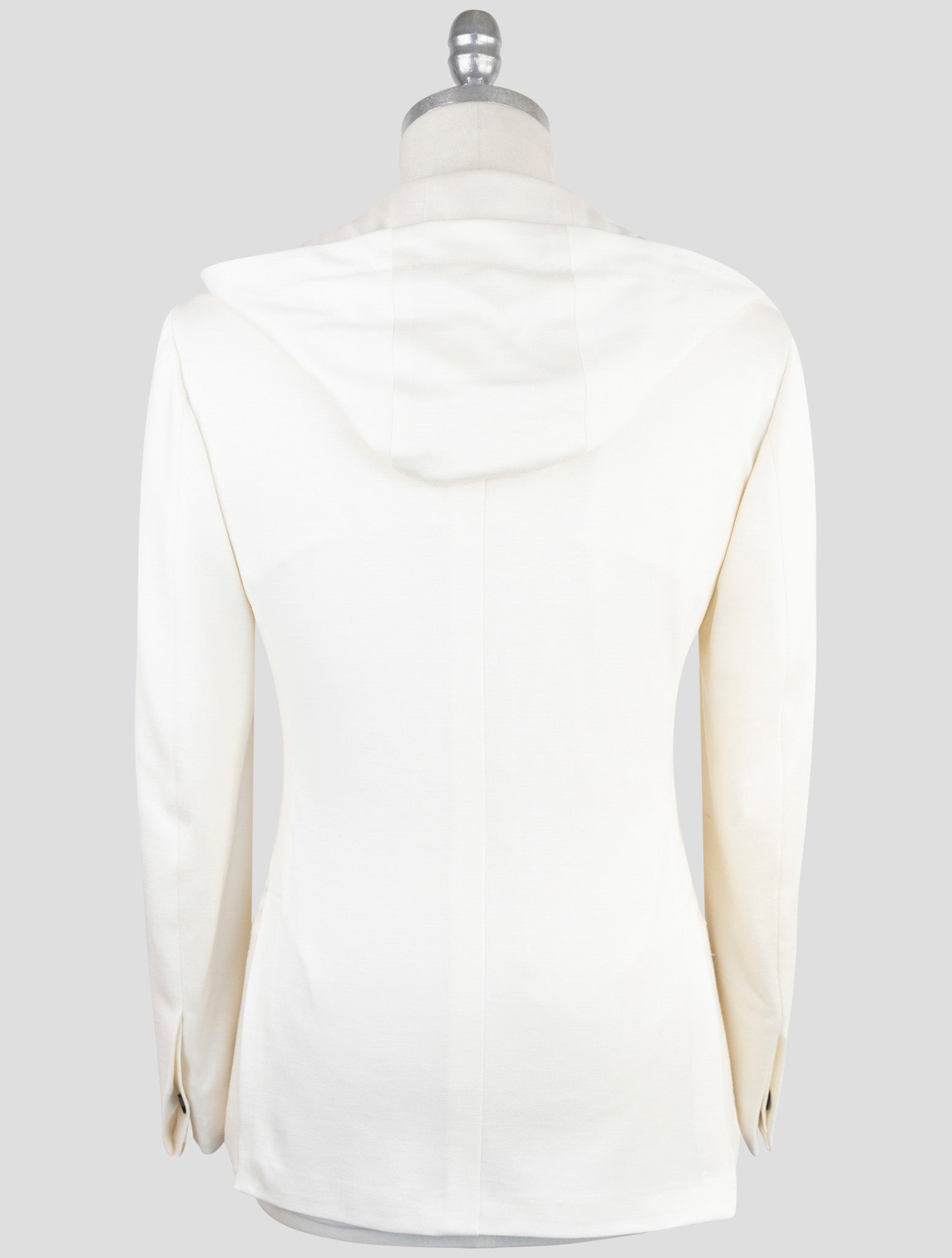 Kiton Knt White Cashmere Cotton Pa Blazer