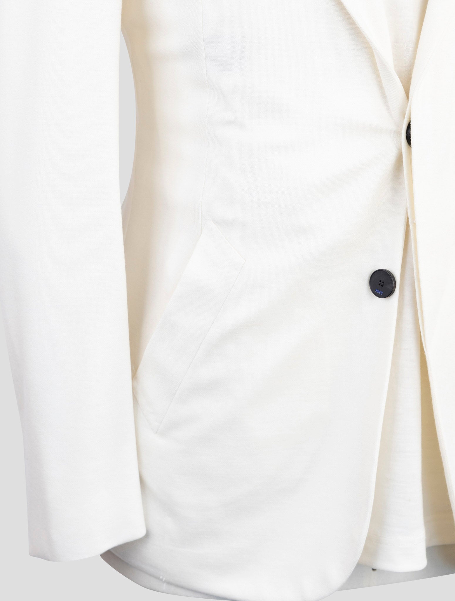 Kiton Knt White Cashmere Cotton Pa Blazer