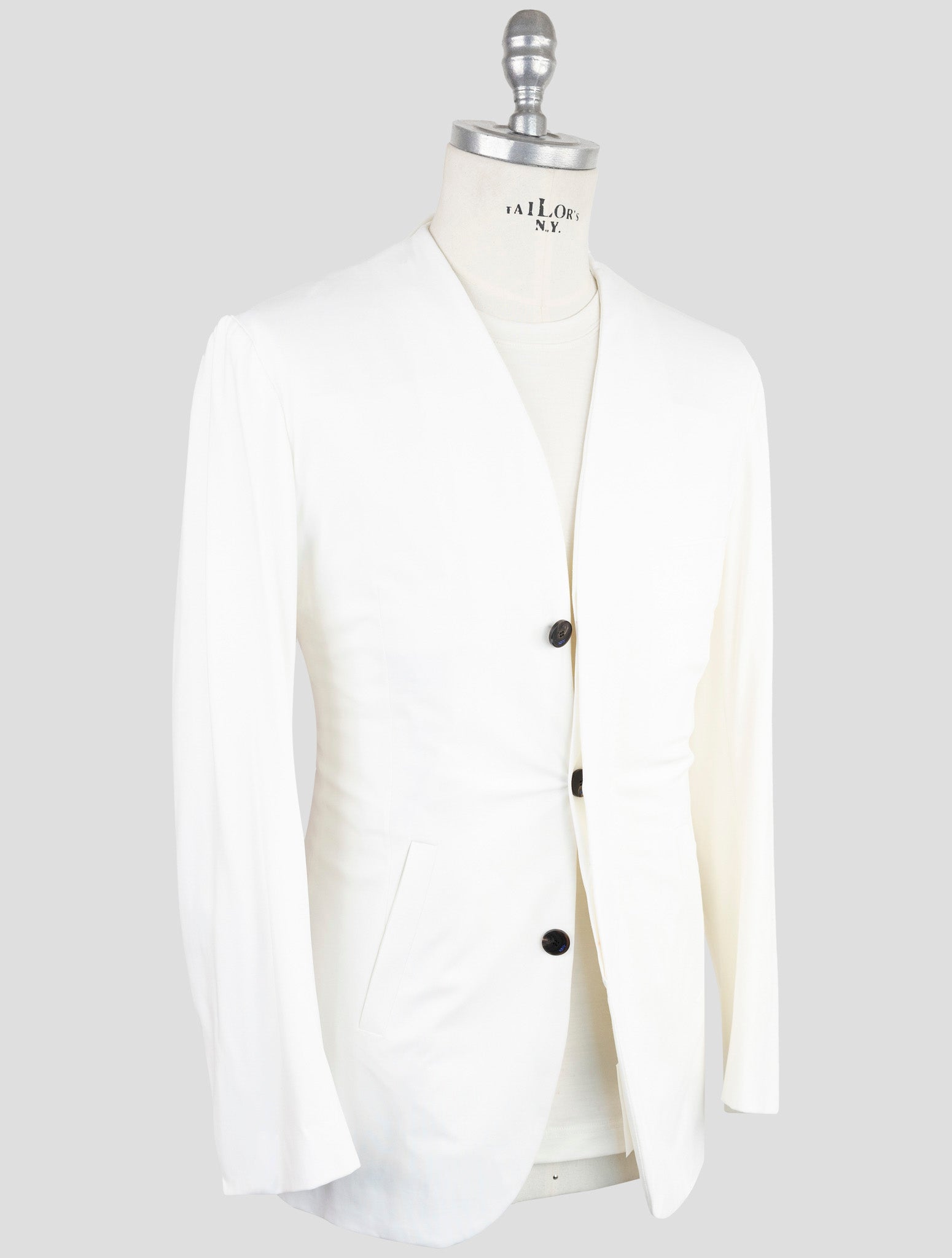 Kiton Knt White Pa Ea Blazer