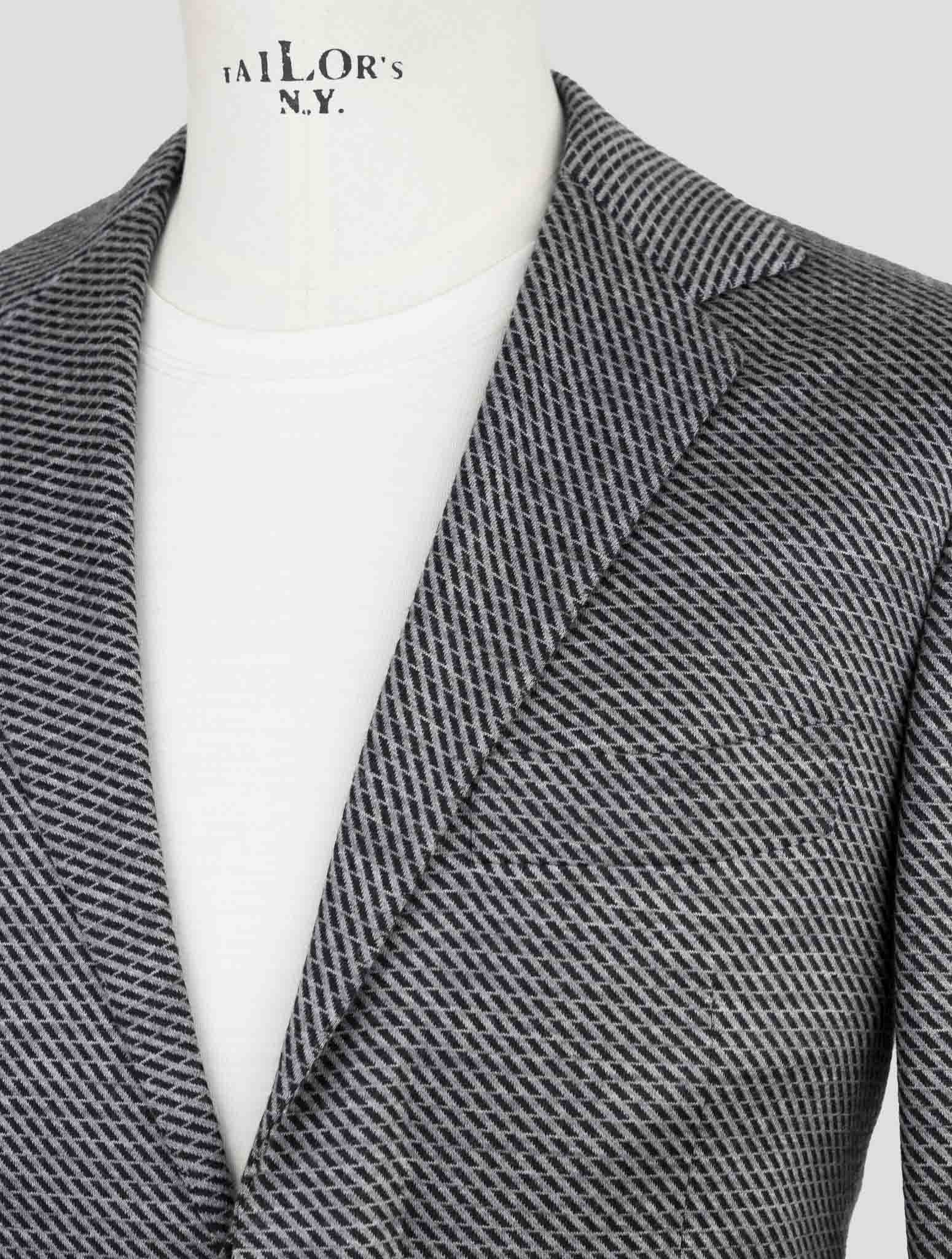Kiton Knt Gray Cashmere Wool Pl Suit