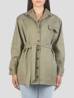 Kiton Green Cotton Ea Blazer