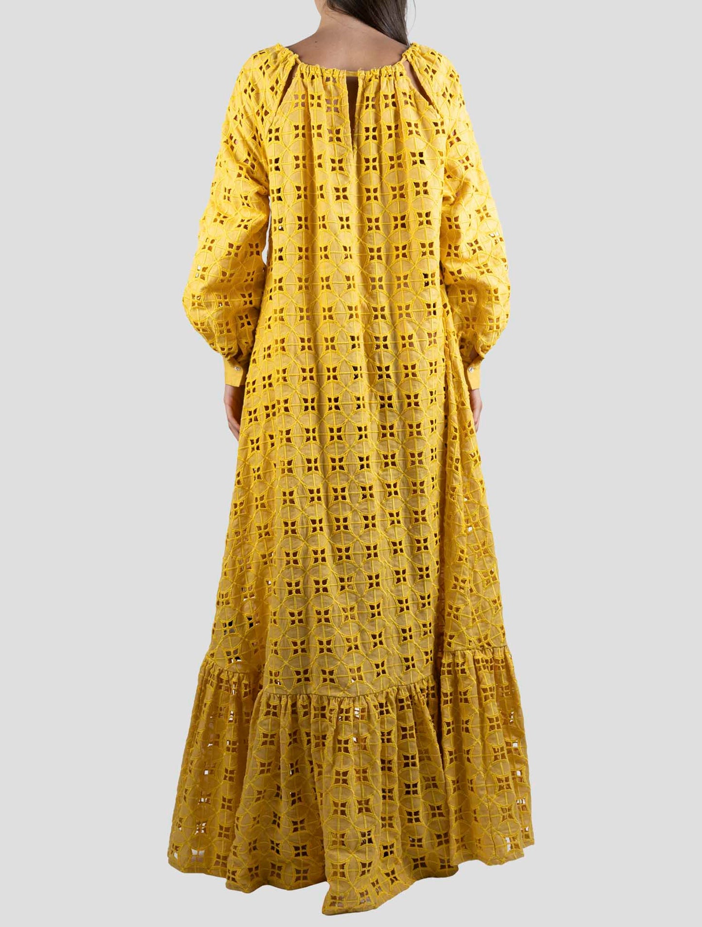 Kiton Yellow Linen Dress