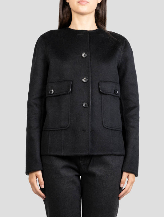Kiton Black Cashmere Blazer
