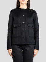 Kiton Black Cashmere Blazer