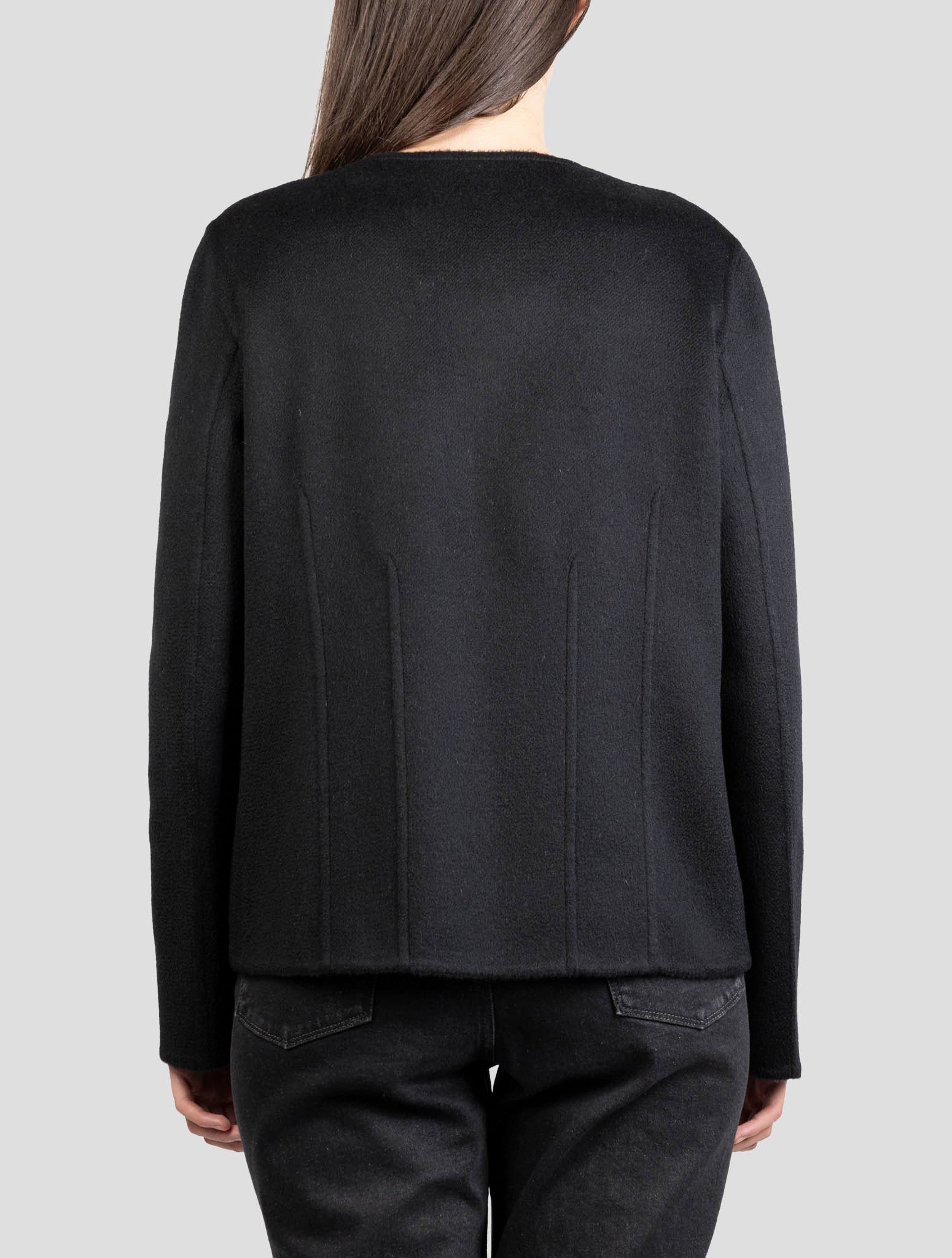 Kiton Black Cashmere Blazer