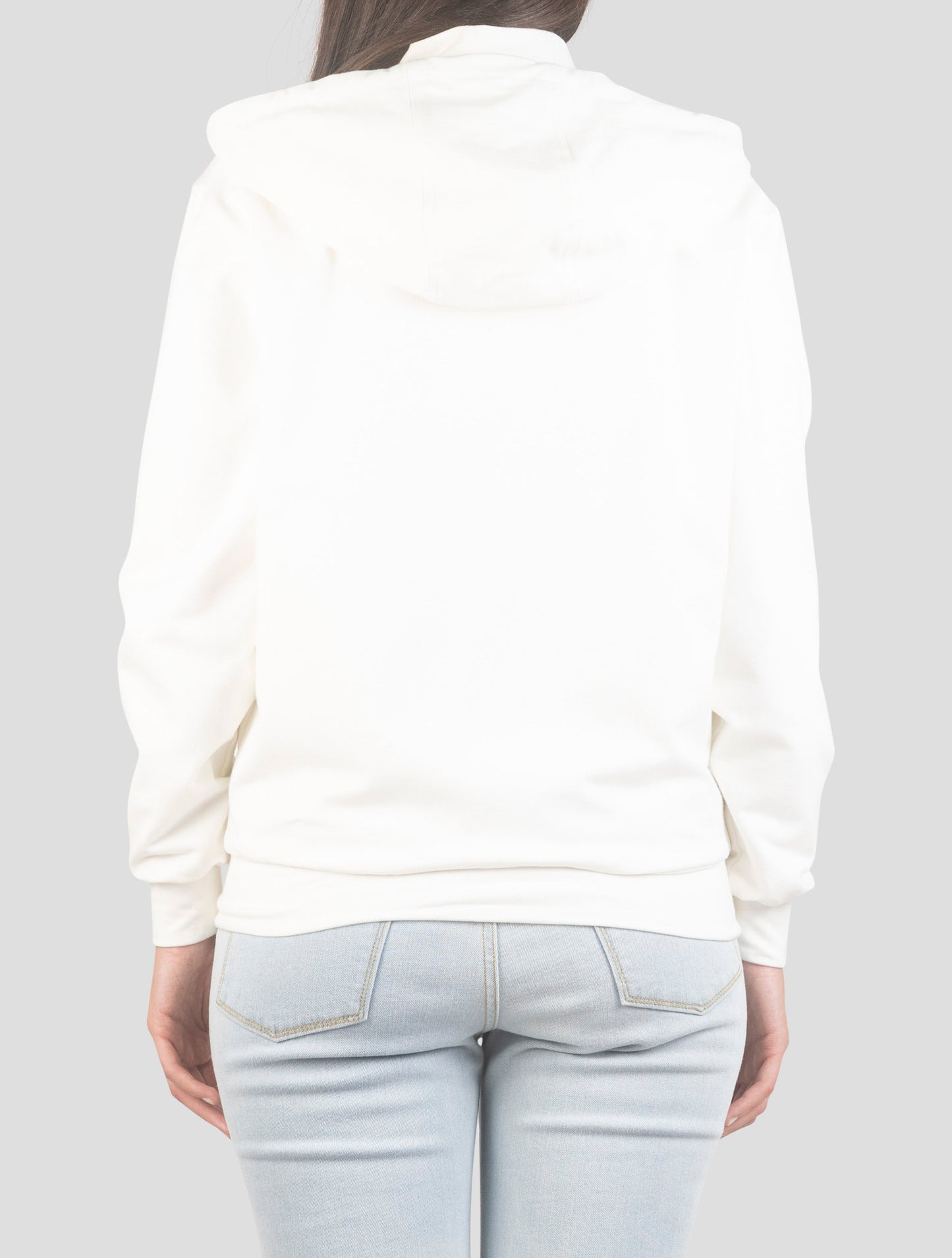 Kiton White Cotton Ea Sweater Full Zip