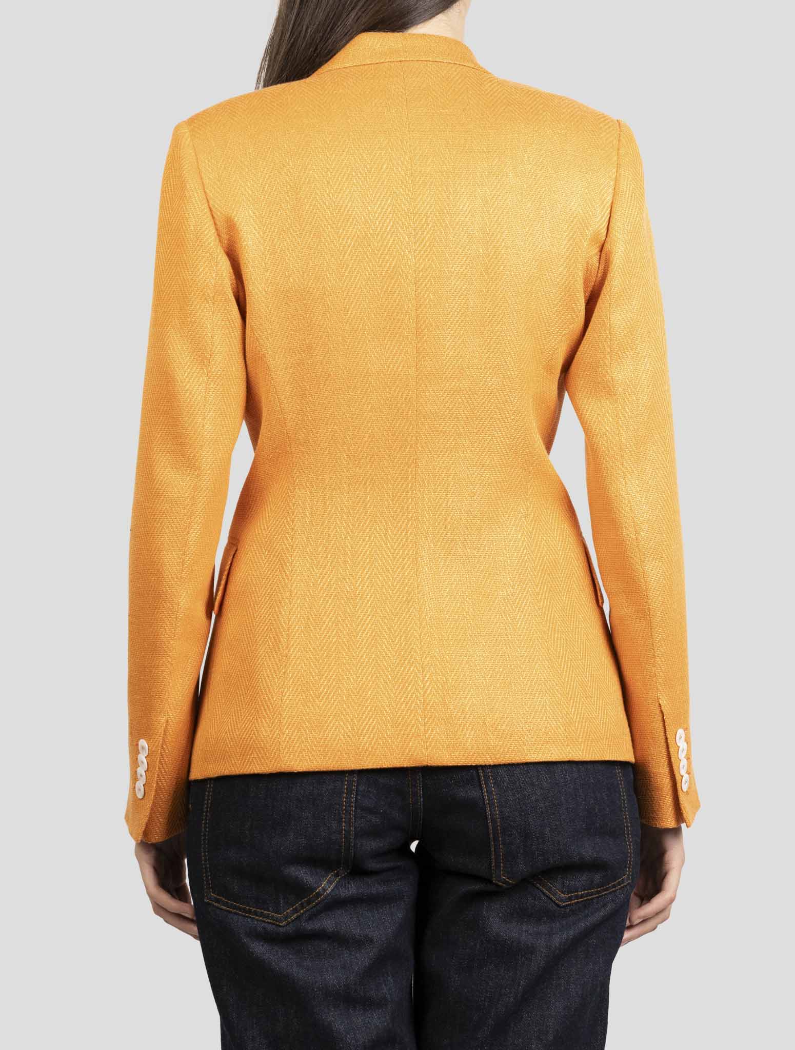 Kiton Beige Linen Wool Silk Lyocell Blazer