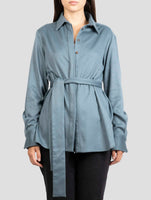 Kiton Green Cashmere Pa Ea Shirt