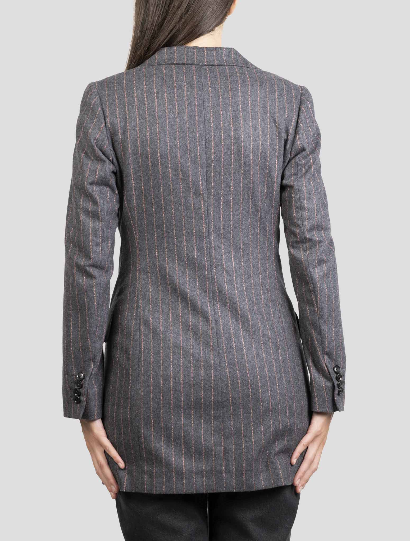 Kiton Dark Gray Virgin Wool Cashmere Blazer