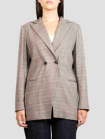 Kiton Brown Fleecie Wool Ea Blazer