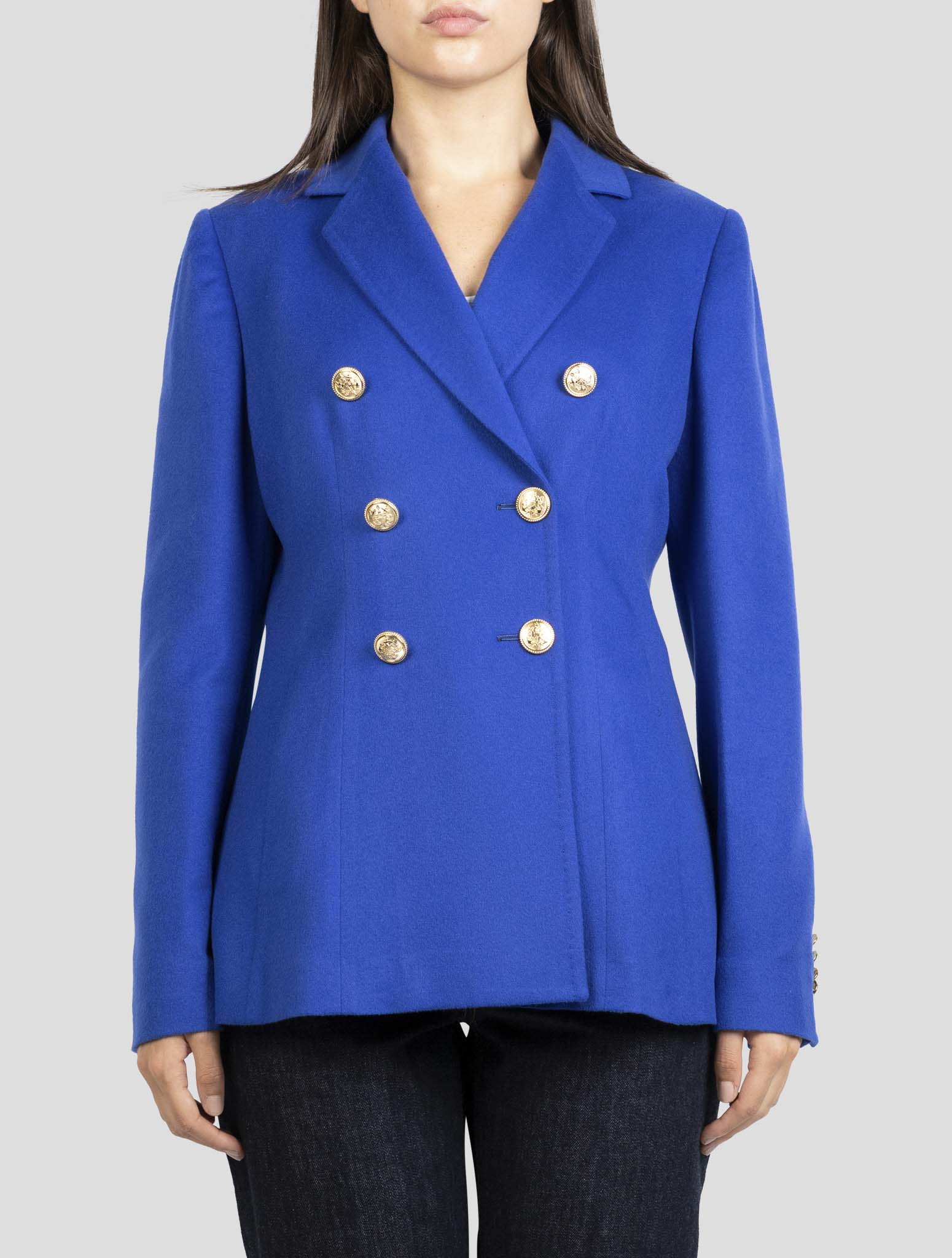Kiton Blue Cashmere Blazer
