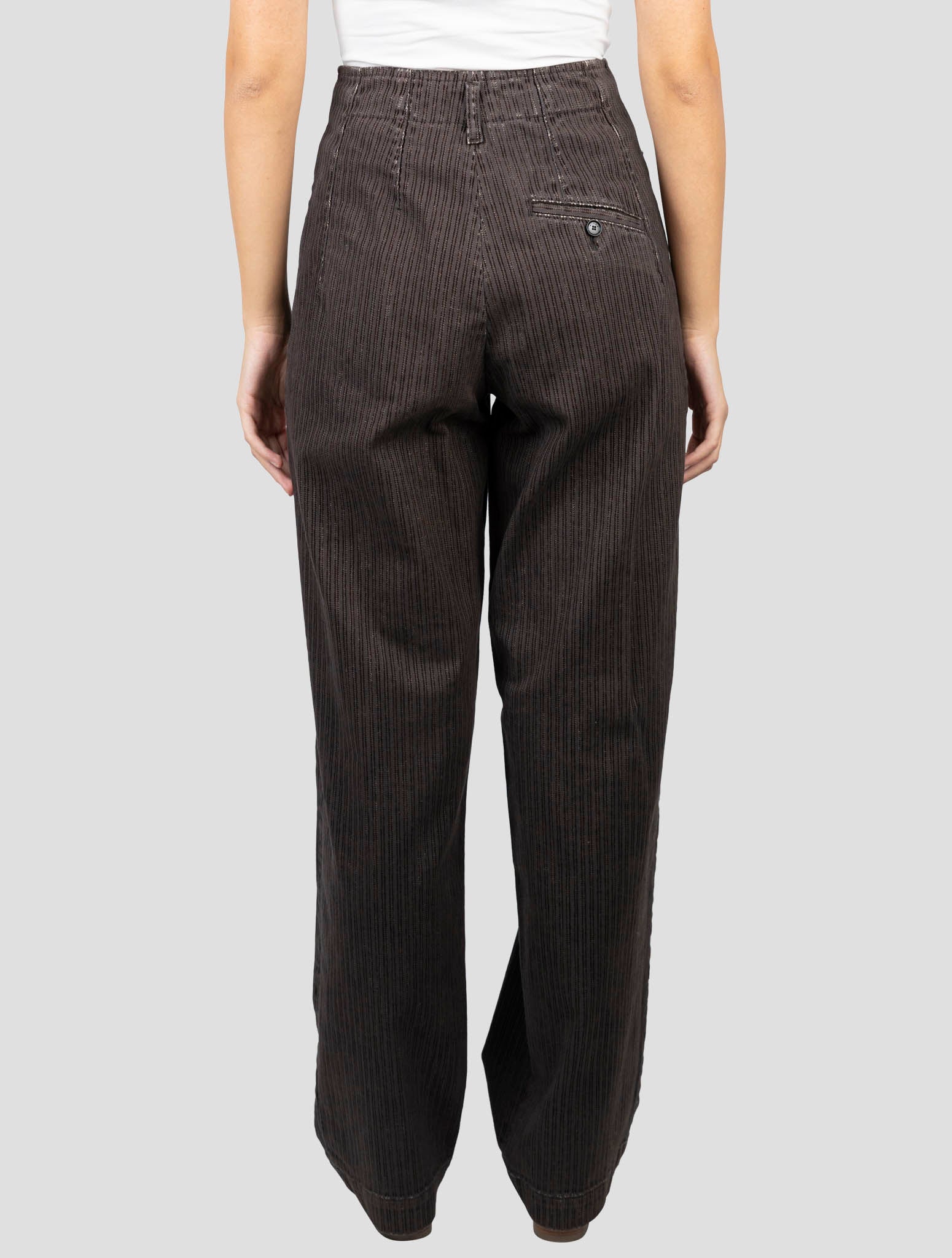 Kiton Brown Cotton Ea Velvet Pants
