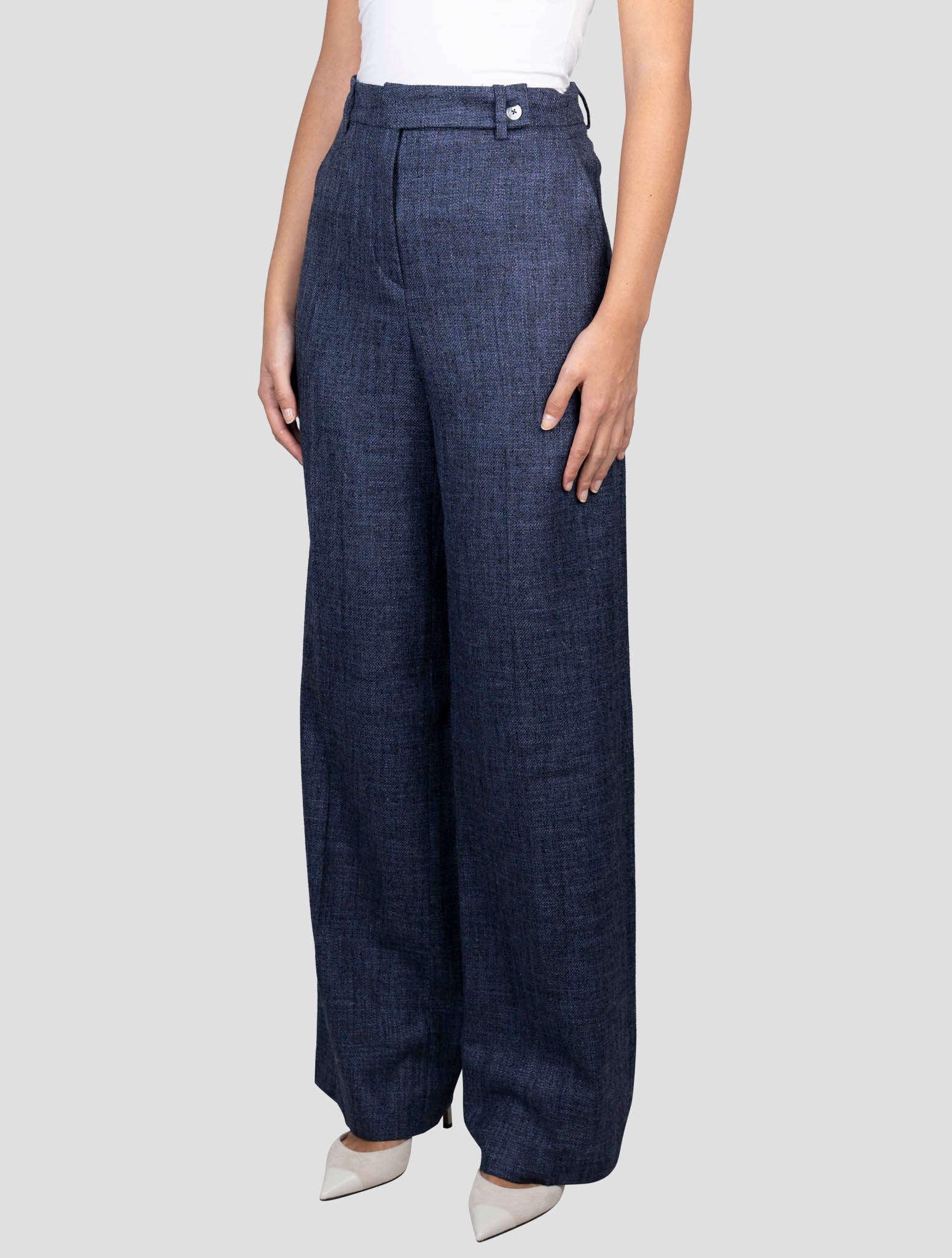 Kiton Blue Pants Detail