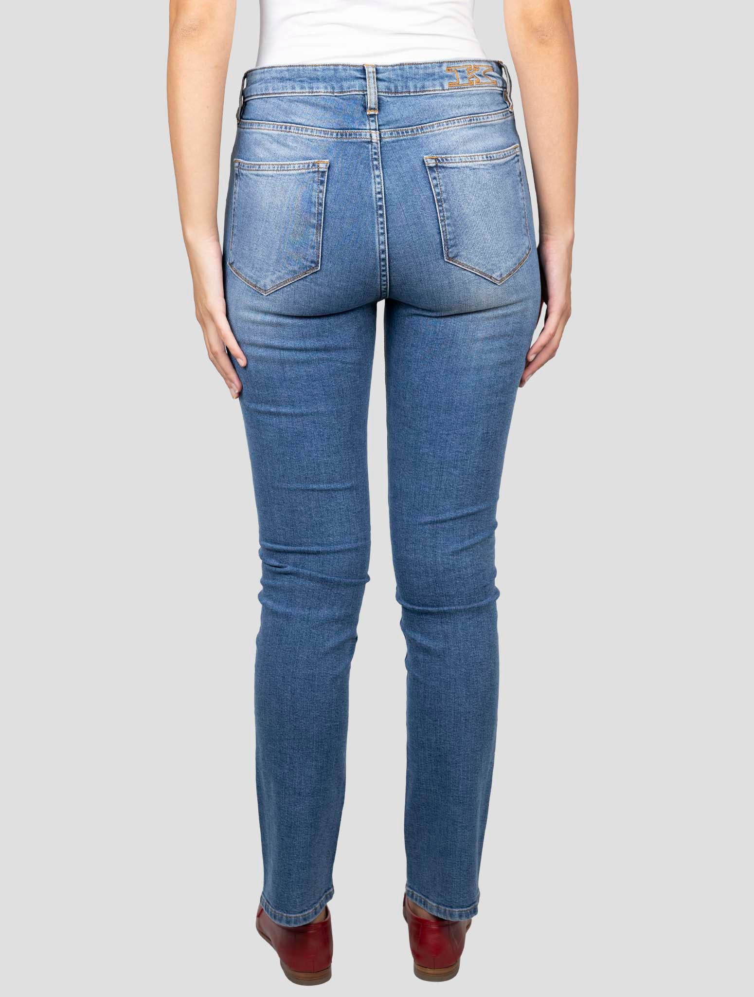 Kiton Blue Cotton Ea Jeans