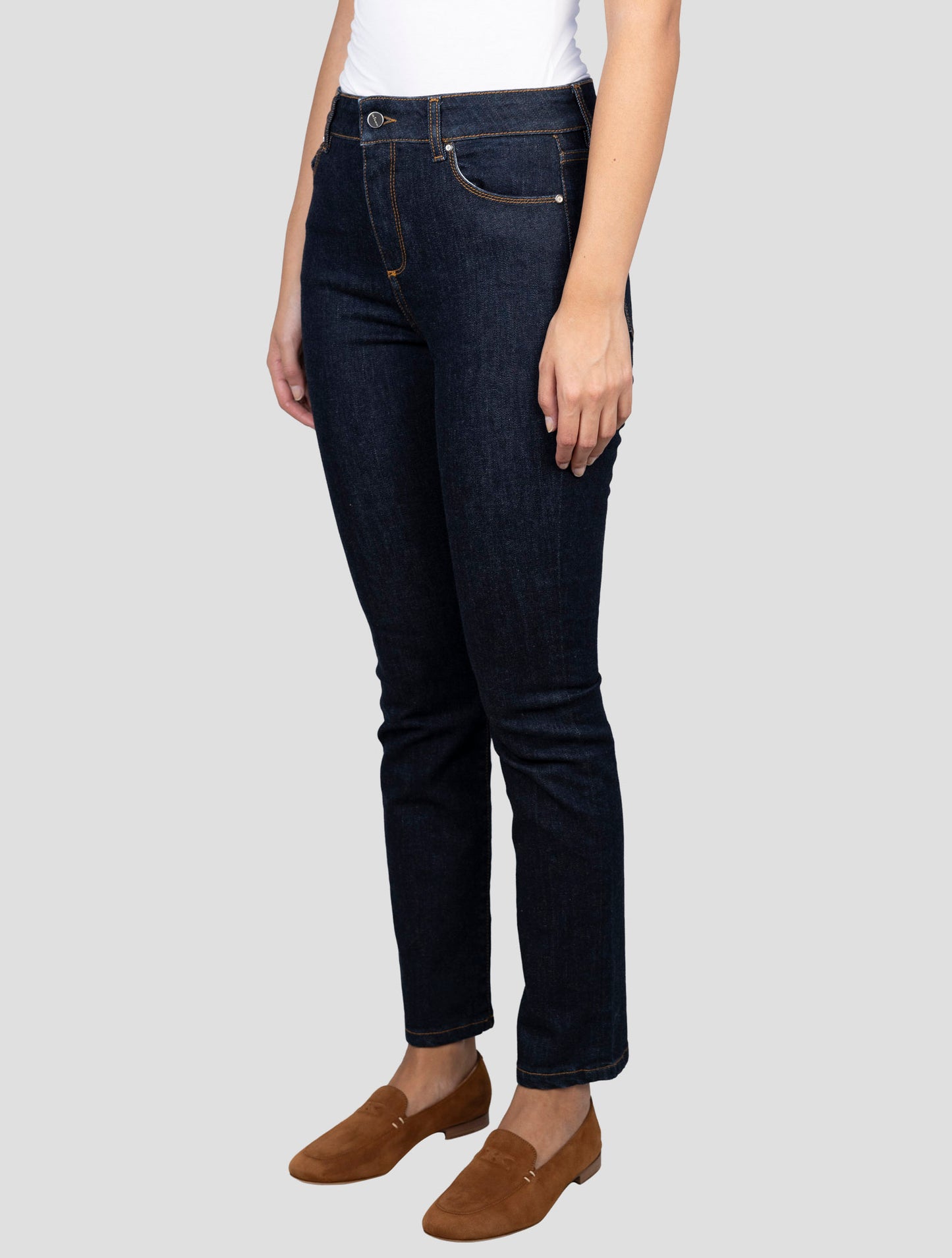 Kiton Blue Cotton Ea Jeans
