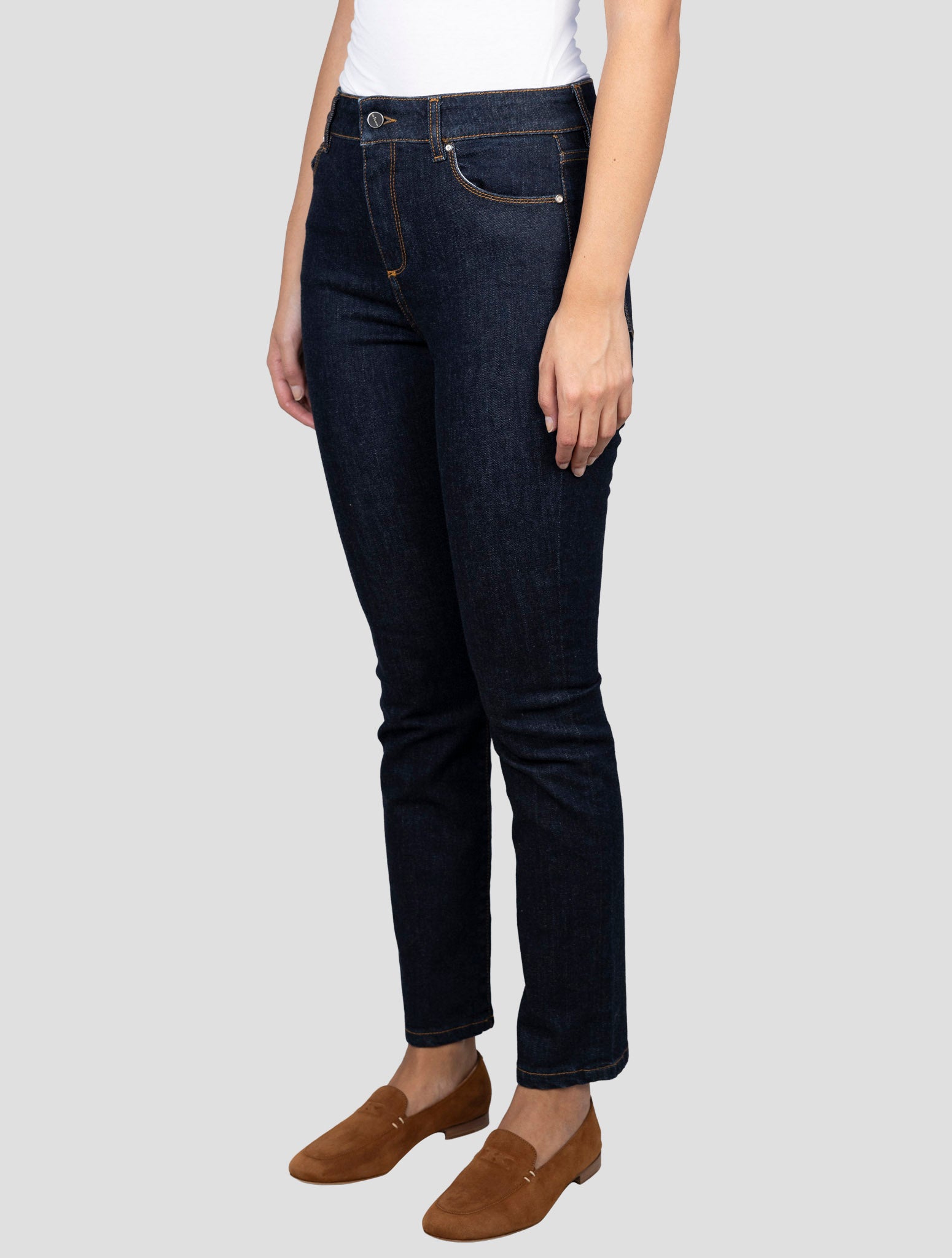 Kiton Blue Cotton Ea Jeans