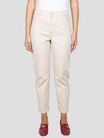 Kiton Beige Cotton Ea Jeans