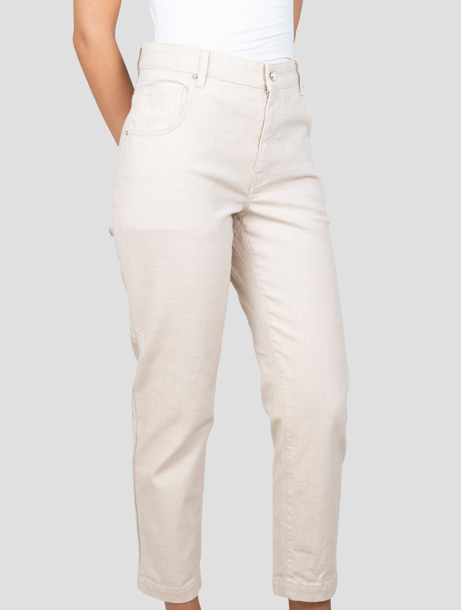 Kiton Beige Cotton Ea Jeans