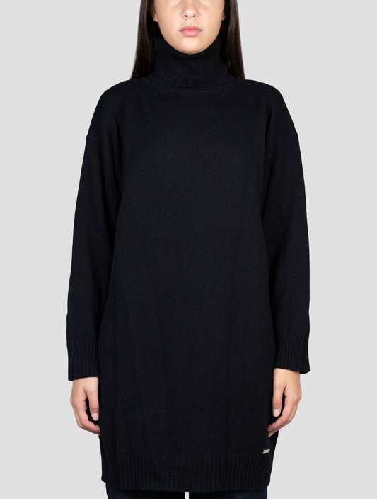 Kiton Black Cashmere Sweater Turtleneck