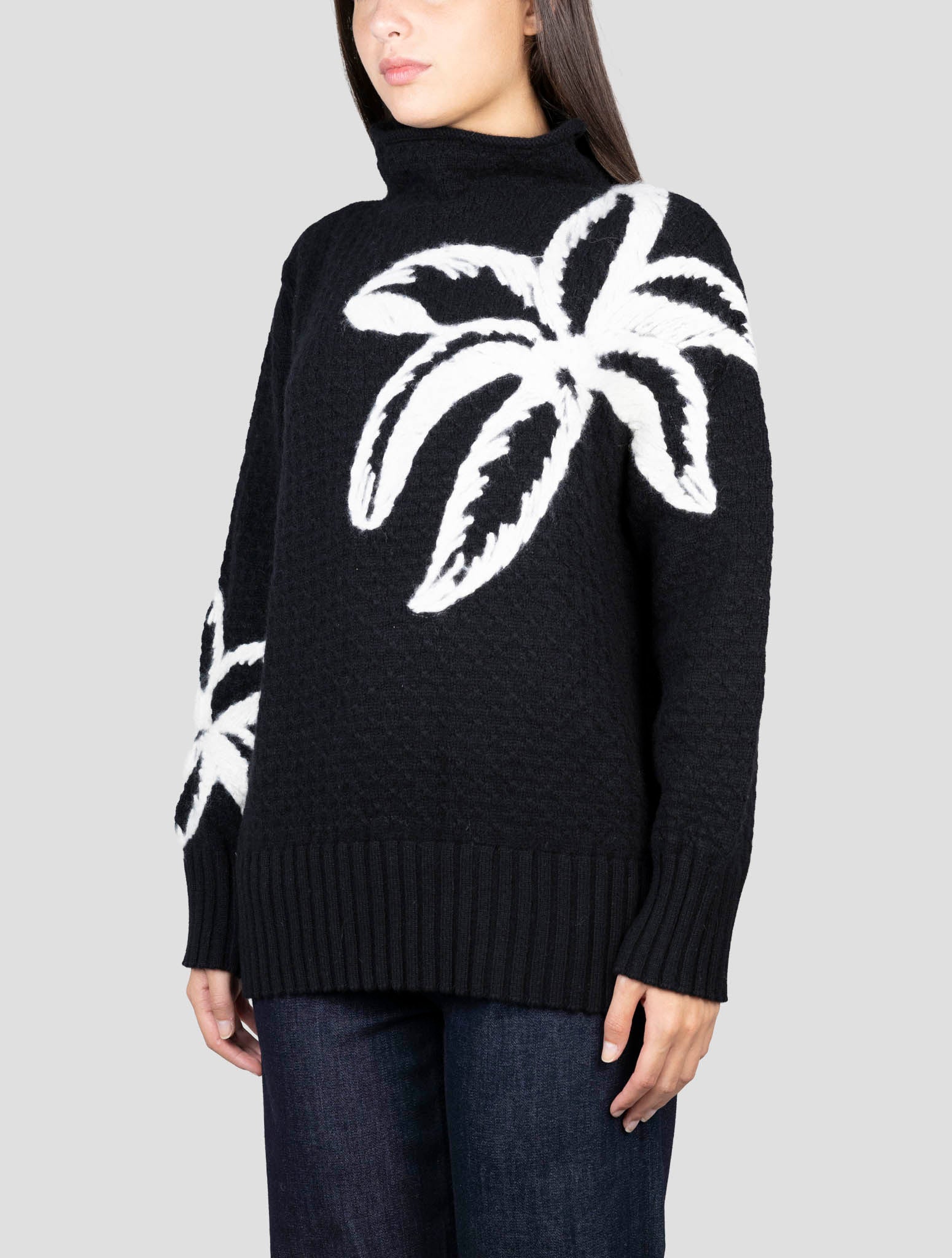 Kiton Black Cashmere Sweater Turtleneck