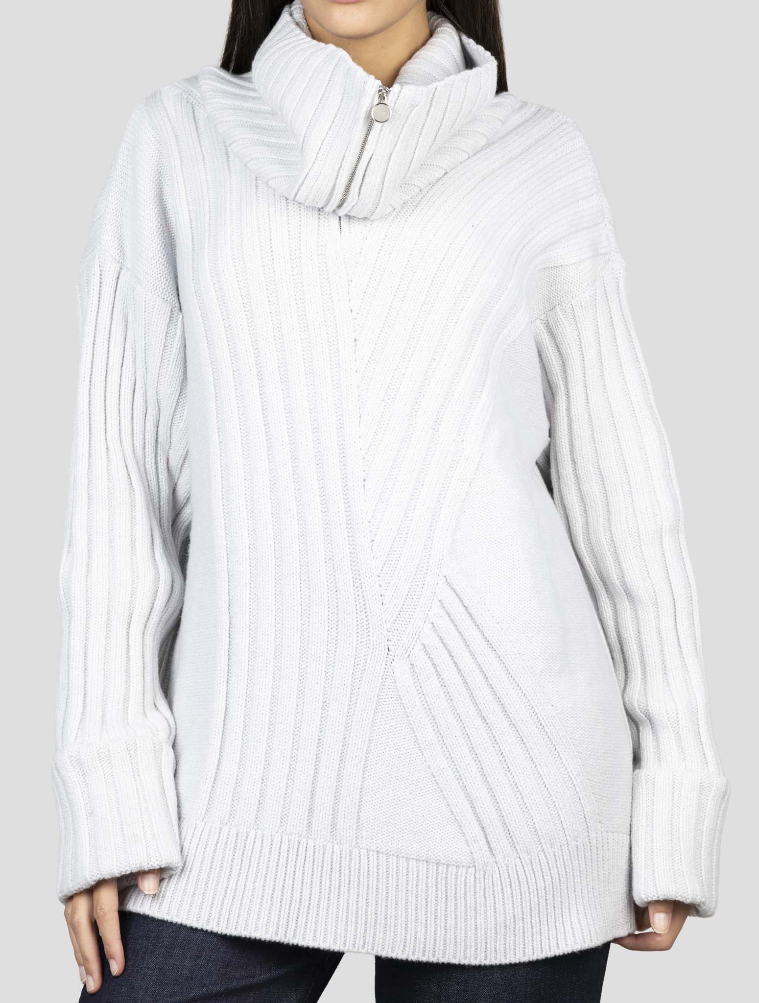 Kiton Gray Cashmere Sweater Crewneck