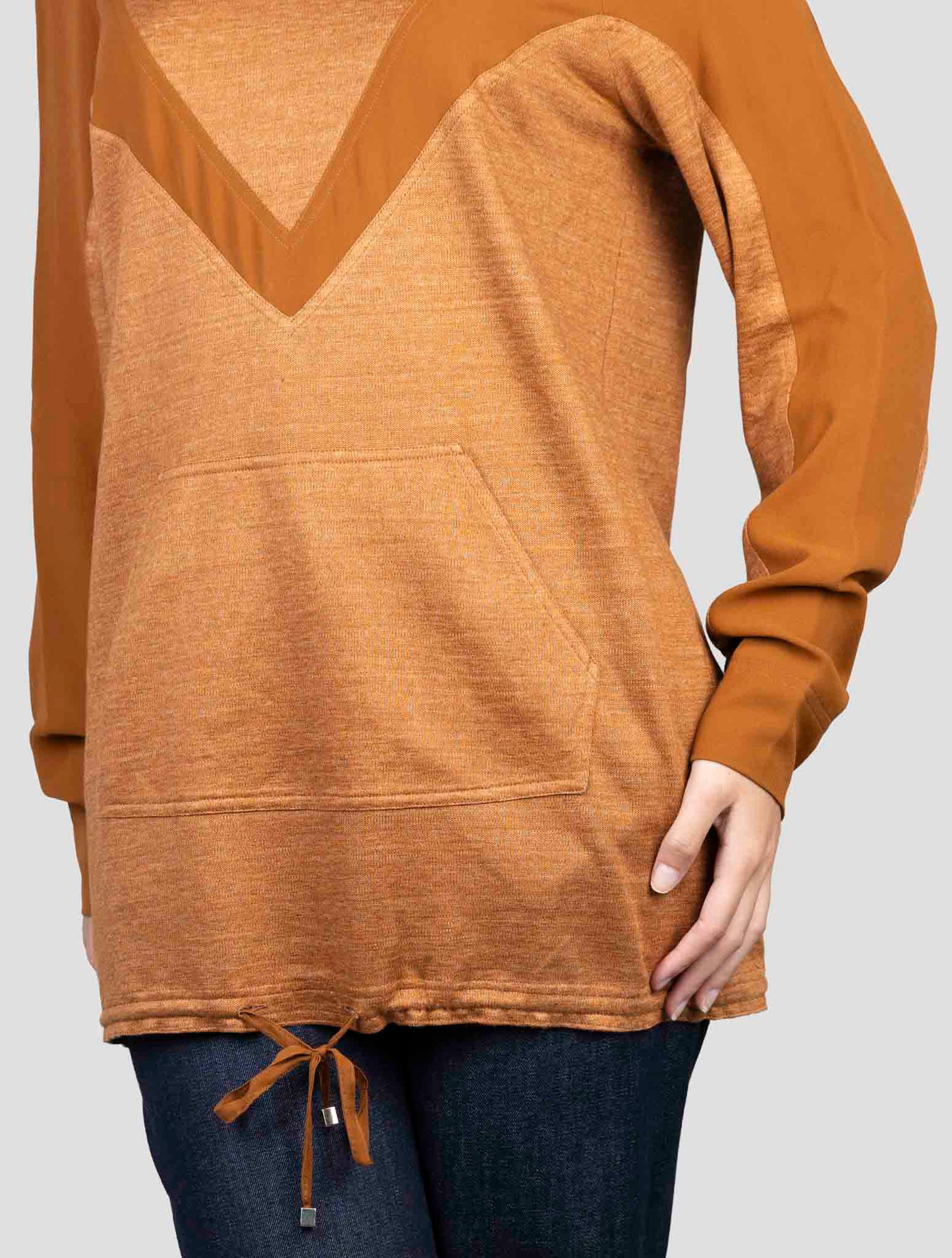 Kiton Brown Linen Sweater Crewneck