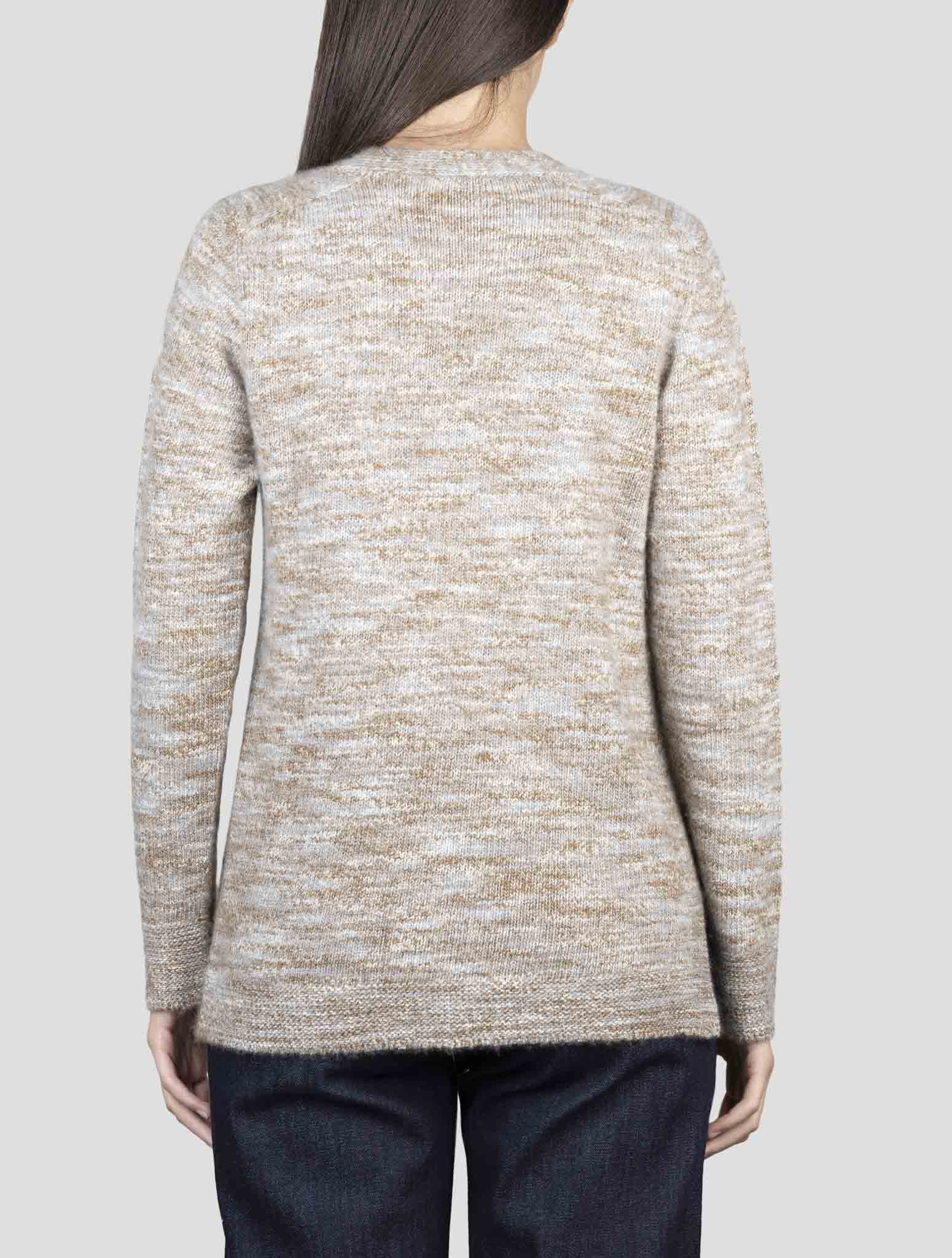 Kiton Luxury Cashmere Silk Cardigan Multicolor Handmade Italian