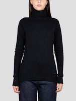 Kiton Black Cashmere Sweater Turtleneck