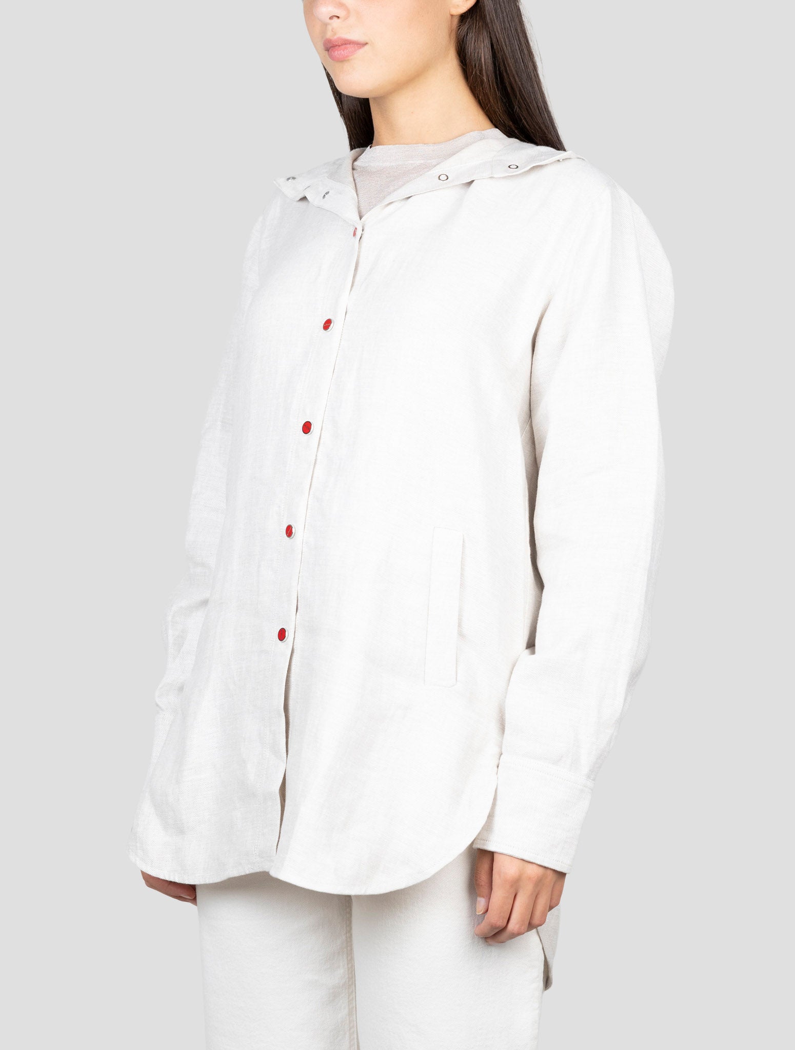 Kiton Beige Linen Shirt
