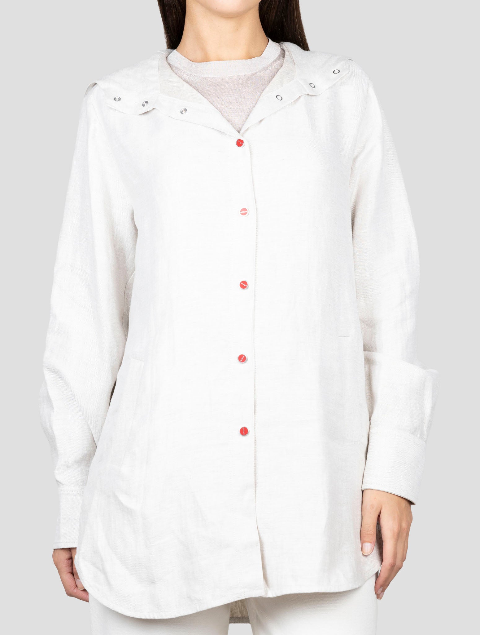 Kiton Beige Linen Shirt