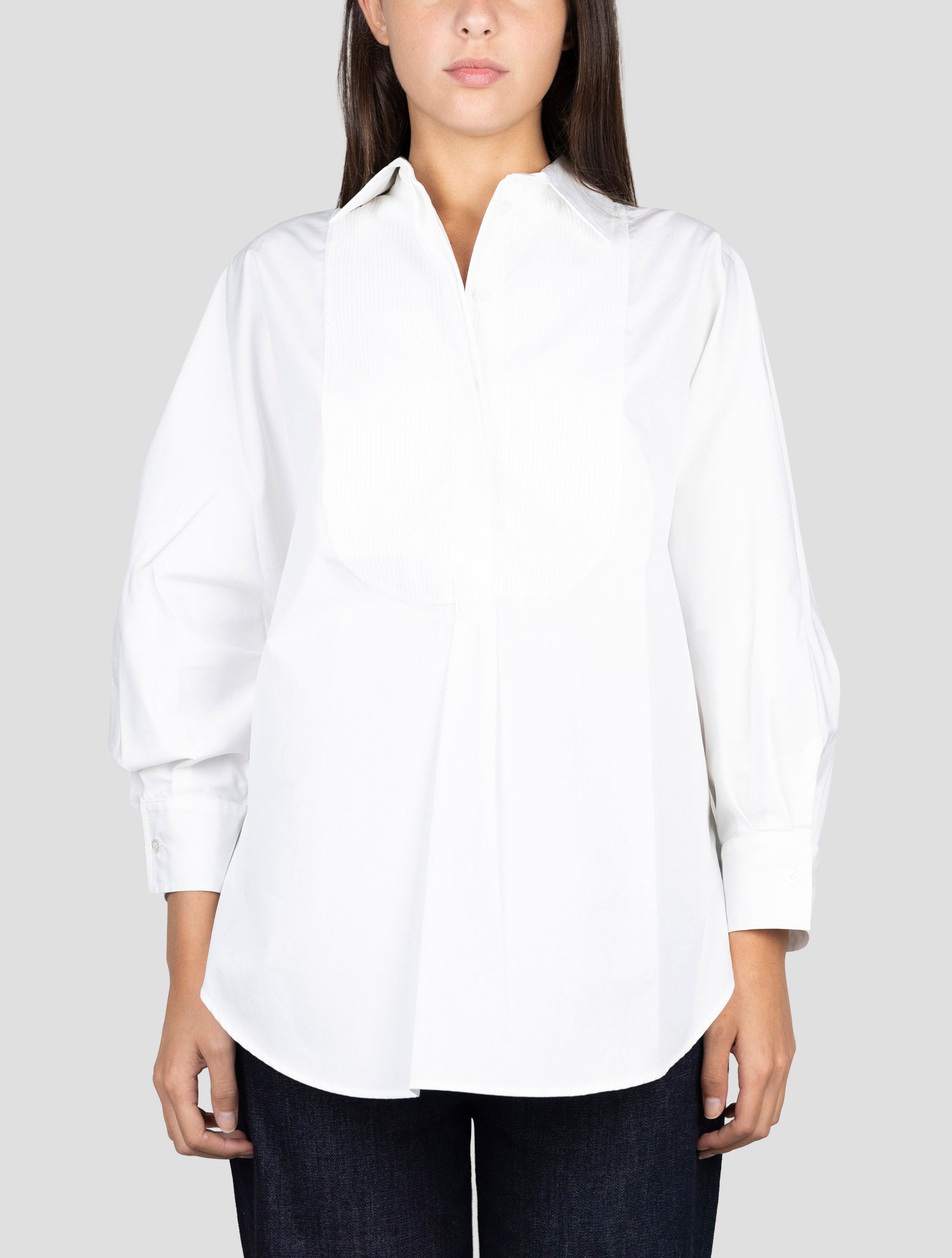 Kiton White Cotton Shirt