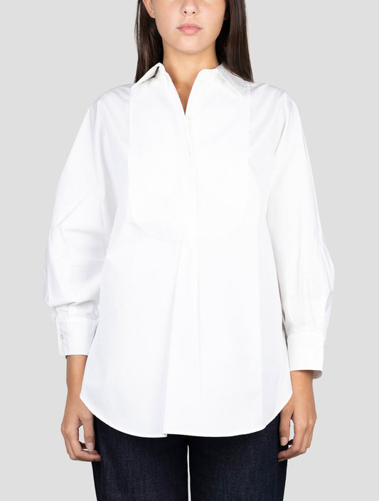 Kiton White Cotton Shirt